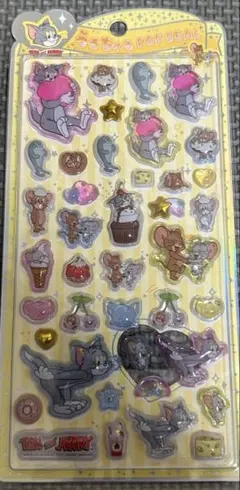 【正規品】トムとジェリー シール 　うるちゅるPOPSEAL