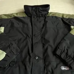 “紺タグ” old stussy ジップアップ 刺繍ロゴ キルティングジャケット