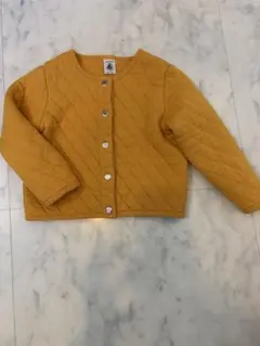 プチバトー　キルティングカーディガン 104cm