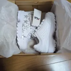 FILA 厚底スニーカー DISRUPTOR 2 METEOR ホワイト スターのサムネイル