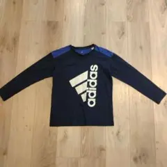 adidas ネイビー 長袖カットソー 150cm
