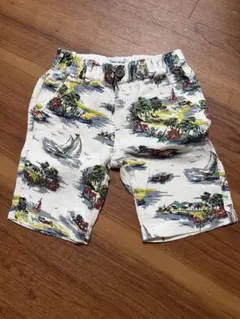 Global Work 風景柄 ハーフパンツ M