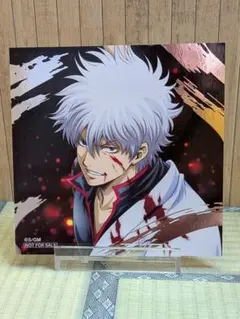 銀魂 アニメイトフェア 購入特典 箔押しスクエアカード　坂田銀時10枚 銀魂 坂田銀時 箔押しスクエアカード - メルカリ