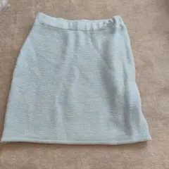 EMODA 水色 ニット タイトミニスカート