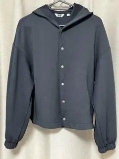 ユニクロ　UNIQLO ドライスウェットカーディガン長袖　グレー