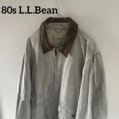 80sLLBEANエルエルビーンA-2typeスウィングトップ襟レザージャケット