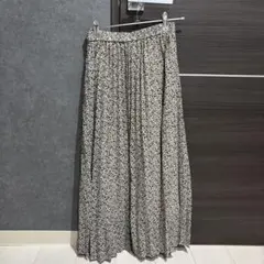 GU 花柄　ロングスカート