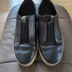 ECCO エコ スニーカー 黒 中古のサムネイル