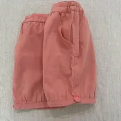 familiar 100cm ピンク オレンジハーフパンツ ポケット付き