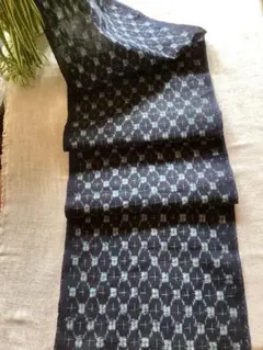 古布　絣ハギレ　藍染　木綿