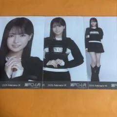 乃木坂46 瀬戸口心月 生写真 モノトーン 3種コンプ