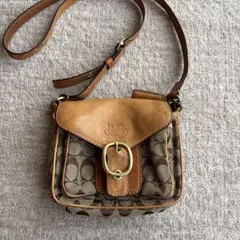 COACH コーチ　ソーホー　シグネチャー　ジャカード　ミニ ショルダーバッグ