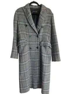 ZARA チェック　コート