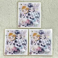 プリキュア 色紙ART 20周年　ふたりはプリキュア　集合　箔押し　3枚セット