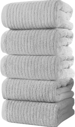 バスタオル 5枚セット 60*120cm フェイスタオル 強い吸水速乾