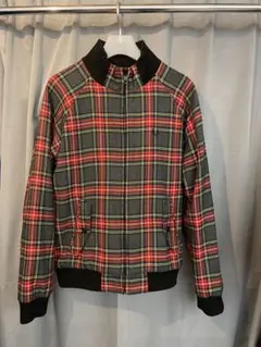 フレッドペリー リバーシブル中綿ブルゾン タータンチェック