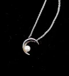 田崎真珠 TASAKI パール ネックレス 天体 モチーフ 刻印あり - メルカリ