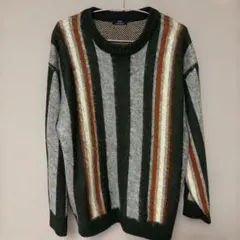 ITEMS URBAN RESEARCH ストライプ柄ニットセーター