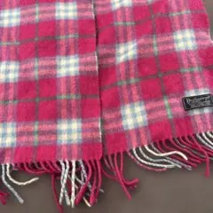 Burberry 100% カシミヤ マフラー ピンク系