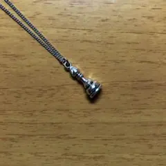 Chess Bishop silvernecklace