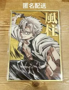 鬼滅の刃 幕間画集表紙イラスト webshopくじ アクリル色紙 不死川実弥