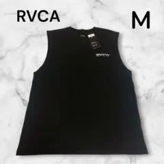RVCA ノースリーブTシャツ 黒 M ロゴ 新品タグ付のサムネイル