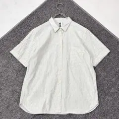 MHL メンズ 近年 ゆったり コットンリネンシャツ スナップボタン 日本