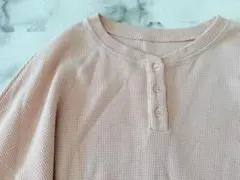 Dazy ピンク ヘンリーネック Tシャツ S