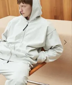 【ウルマ×BAYFLOW】天竺ジップパーカーセットアップ