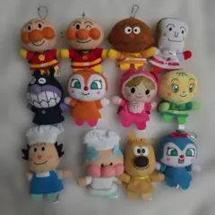 【美品】アンパンマン ふわふわ指人形　12種類　まとめ売り