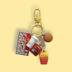 じゃらじゃらキーホルダー 黄色 イエロー マクドナルド シェイク