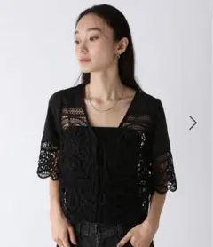 JEANASIS エンブロイダリーレースブラウス 完売カラー 新品未使用