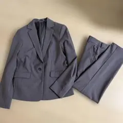 GU グレー ビジネススーツ パンツスーツ上下