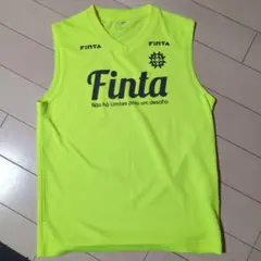 Finta 蛍光イエロー ノースリーブシャツ 162-168cmのサムネイル