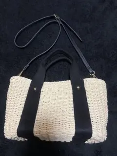 GRL かごバッグ ショルダーバッグ ブラック