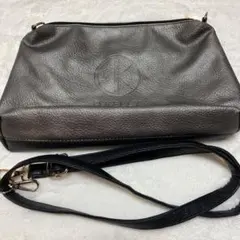 D.KELLY バイカラー　2wayショルダーバッグ　クラッチバッグ