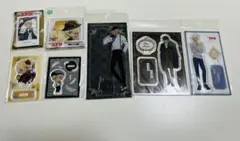 名探偵コナン 安室透 アクリルスタンド6点、缶バッジ1点セット