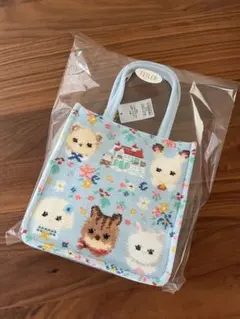 FEILER フェイラー シルバニアファミリー トートバッグ ペールブルー