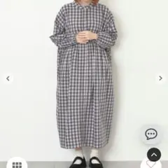 サマンサモスモス バンドカラーワンピース