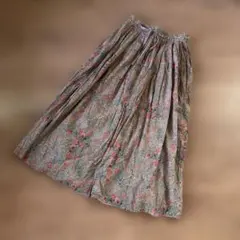 ポロラルフローレンスカート パッチワーク ロング コットン ガーゼ 4