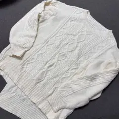 anysis 2way ケーブルニット