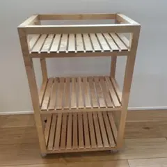 IKEA MOLGER(モルゲル) 木製ワゴン　廃盤品のサムネイル