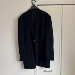 Yohji Yamamoto テーラードジャケット ネイビー 日本製のサムネイル