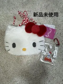 サンリオ ハローキティ ぬいぐるみサコッシュ ショルダーバッグ かばん レッド