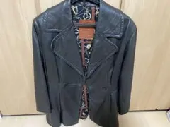 90s italy製 POLLINI シボ革 レザージャケット 2025年最新】POLLINI メンズ レザージャケット・ライダースの