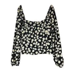 U by SPICK&SPAN デイジー柄 スクエアネックブラウス 36のサムネイル