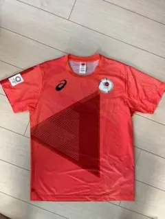 Asics オレンジ グラフィック Tシャツ JAPAN