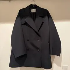 ADORE ブラック ダブルブレストコートのサムネイル