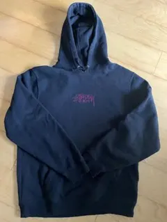 Stussy 黒 パーカー XLサイズ