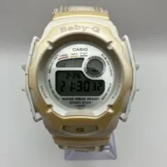 CASIO Baby-G 稼働品 ベージュ デジタル 10BAR W62194